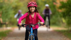 Big smiles on the Rail Trail, Keene