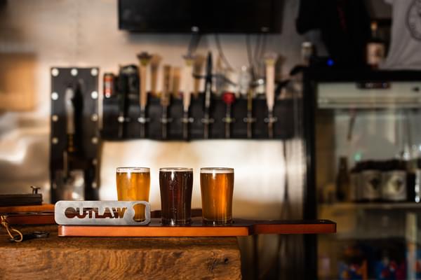 Pints at Outlaw Brewery, Winchester NH