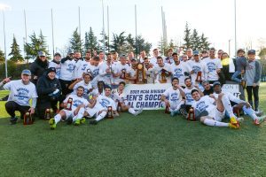 Franklin Pierce University 2022 Division II Men's Soccer Champions