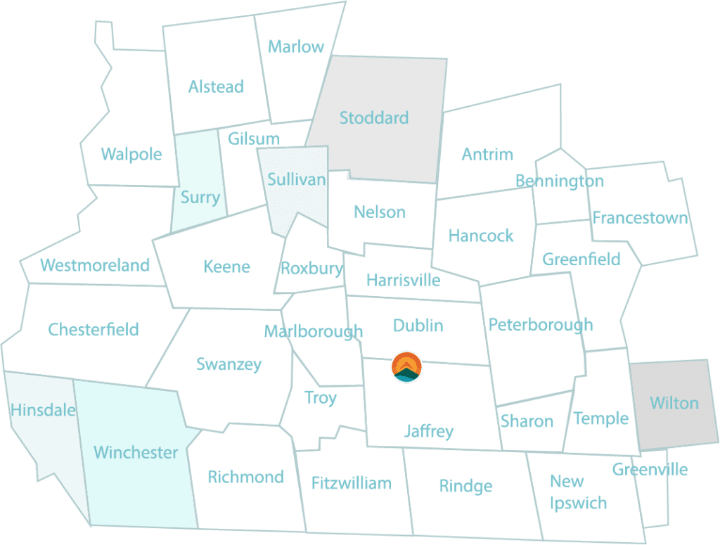 Map with independent SAUs highlighted