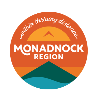 Monadnock regions graphic sticker