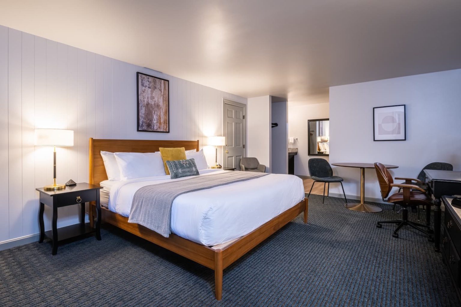 Guest room at Riverhouse in Peterborough, NH