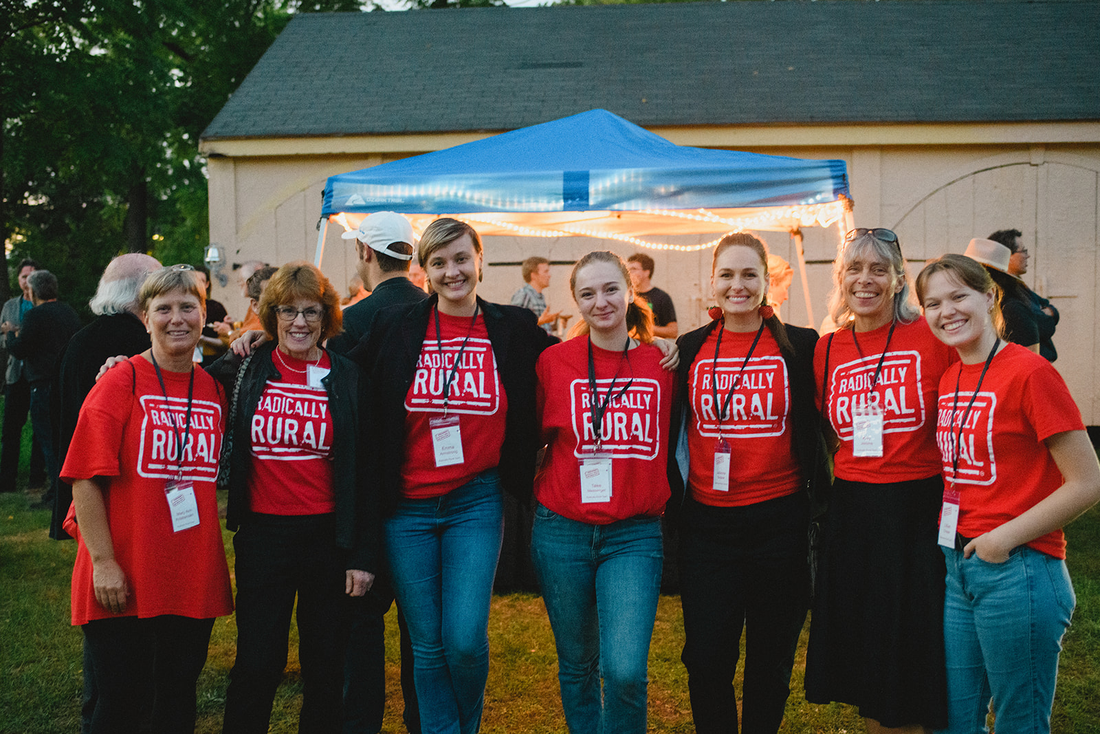 Organizers of Radically Rural Pose for photo