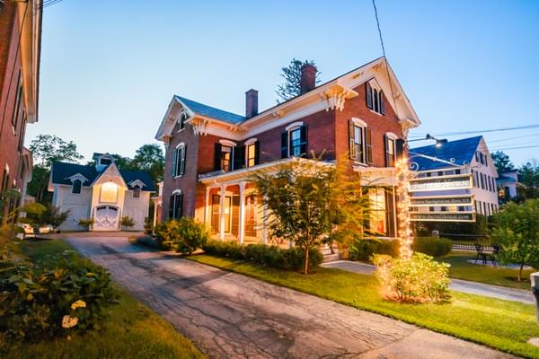 Outside view of Burrell House in Keene